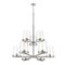 Z-Lite Callista 9 Light Chandelier, Polished Nickel & Clear 3032-9PN - alternate 3